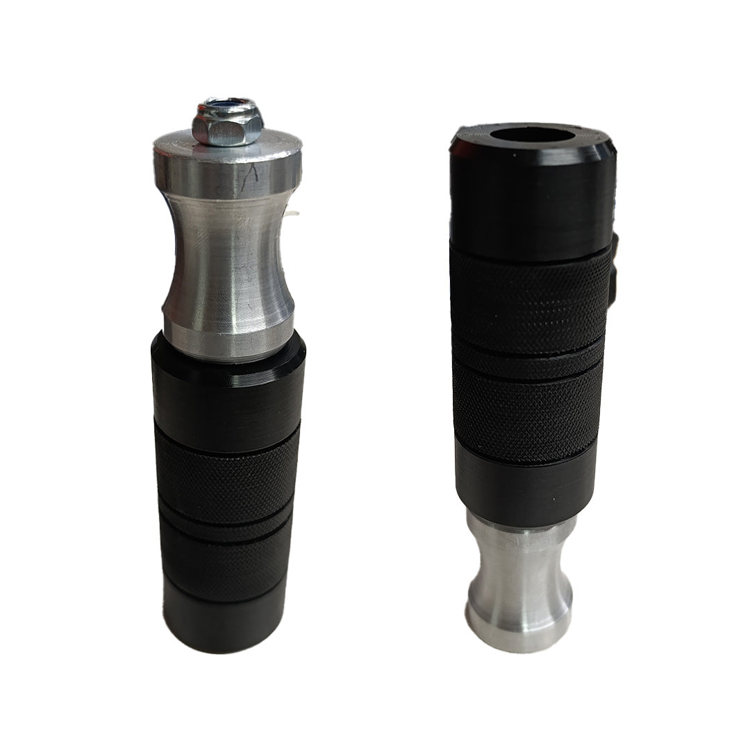 Defensa Tipo Slider de Exosto Universal - Negro