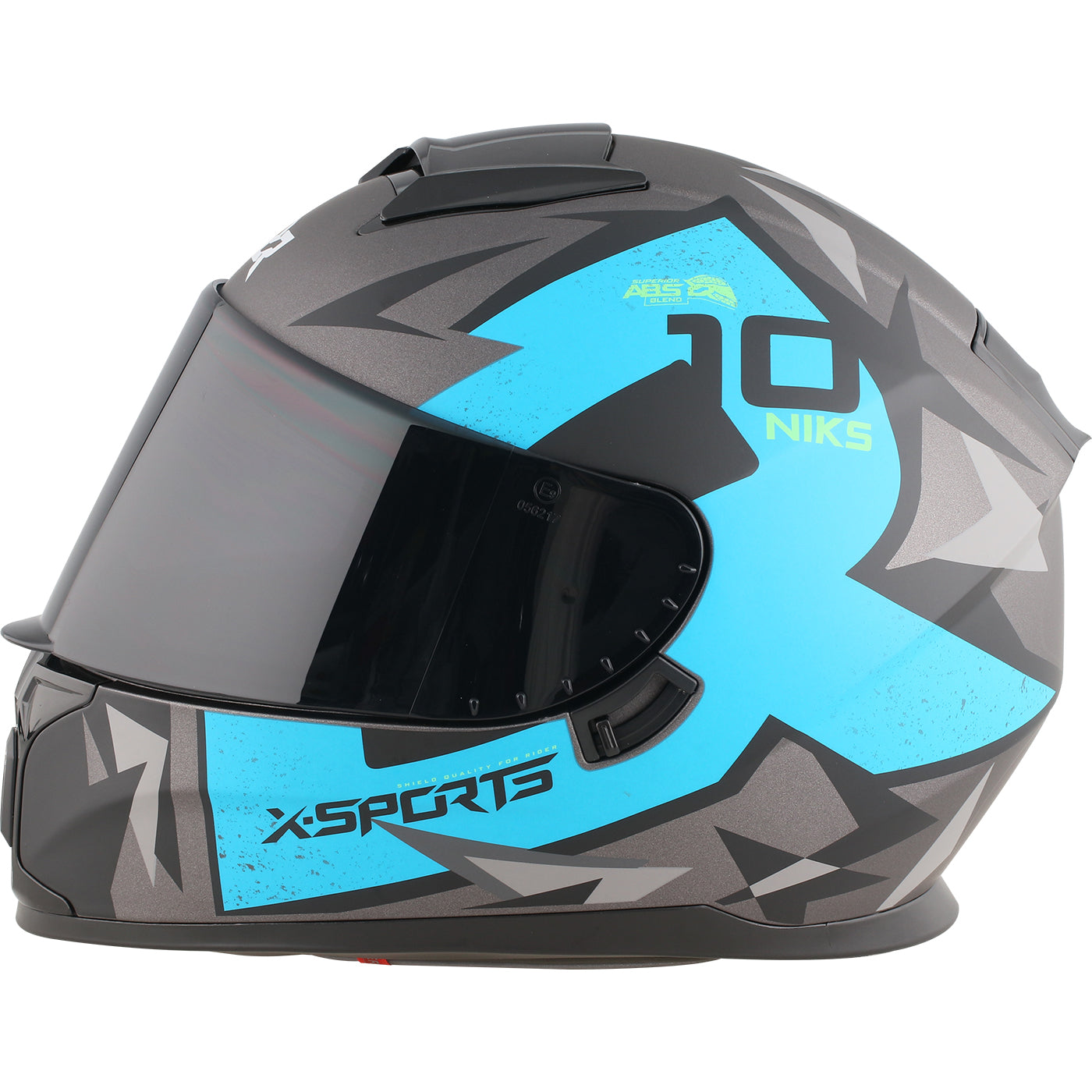 Casco x-sports integral M66 Ioniks Gris Cielo Mate