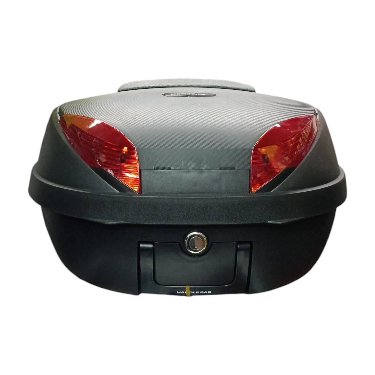 Maletero Kontrol 52 litros - Negro Rojo