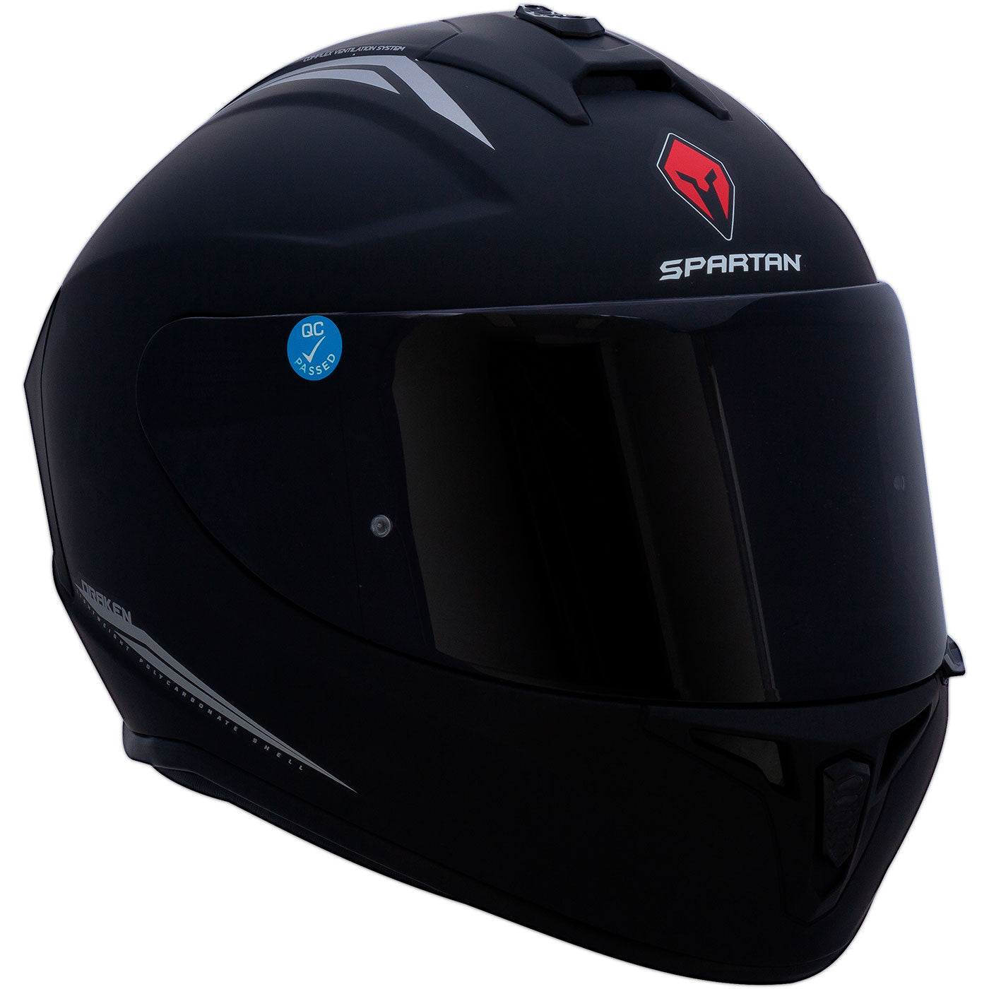 Casco Spartan Draken Negro Mate