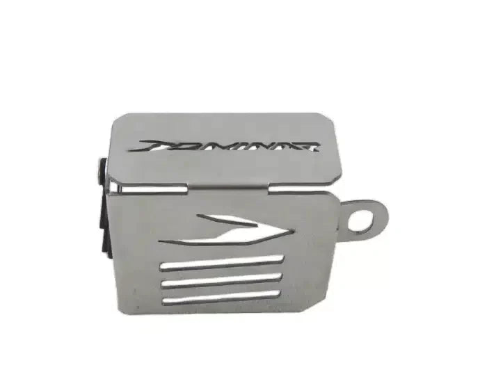 Protector Bomba Freno Trasero - DOMINAR 250 y DOMINAR 400 UG - Cromo y Negro