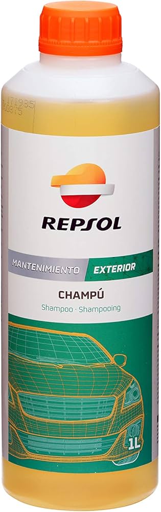 Shampoo Repsol para moto/auto 1 litro - spa y mantenimiento