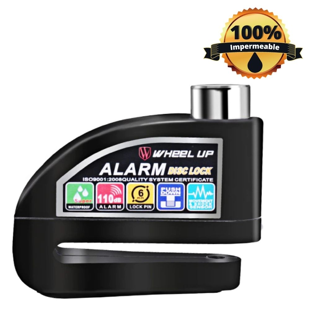 Candado Con Alarma Pesado Negro