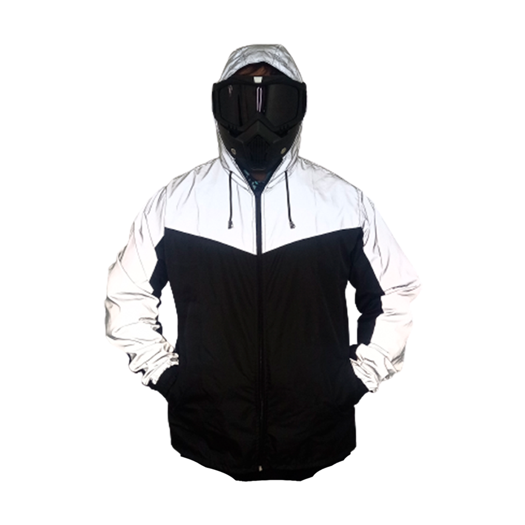 Chaqueta Reflectiva Fusión Negro