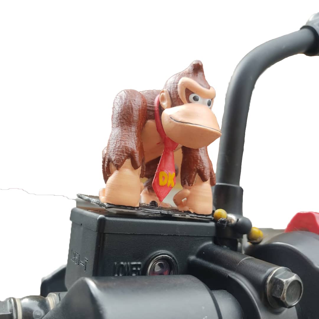 Donkey Kong - Figura Miniatura - Accesorio para moto/bici