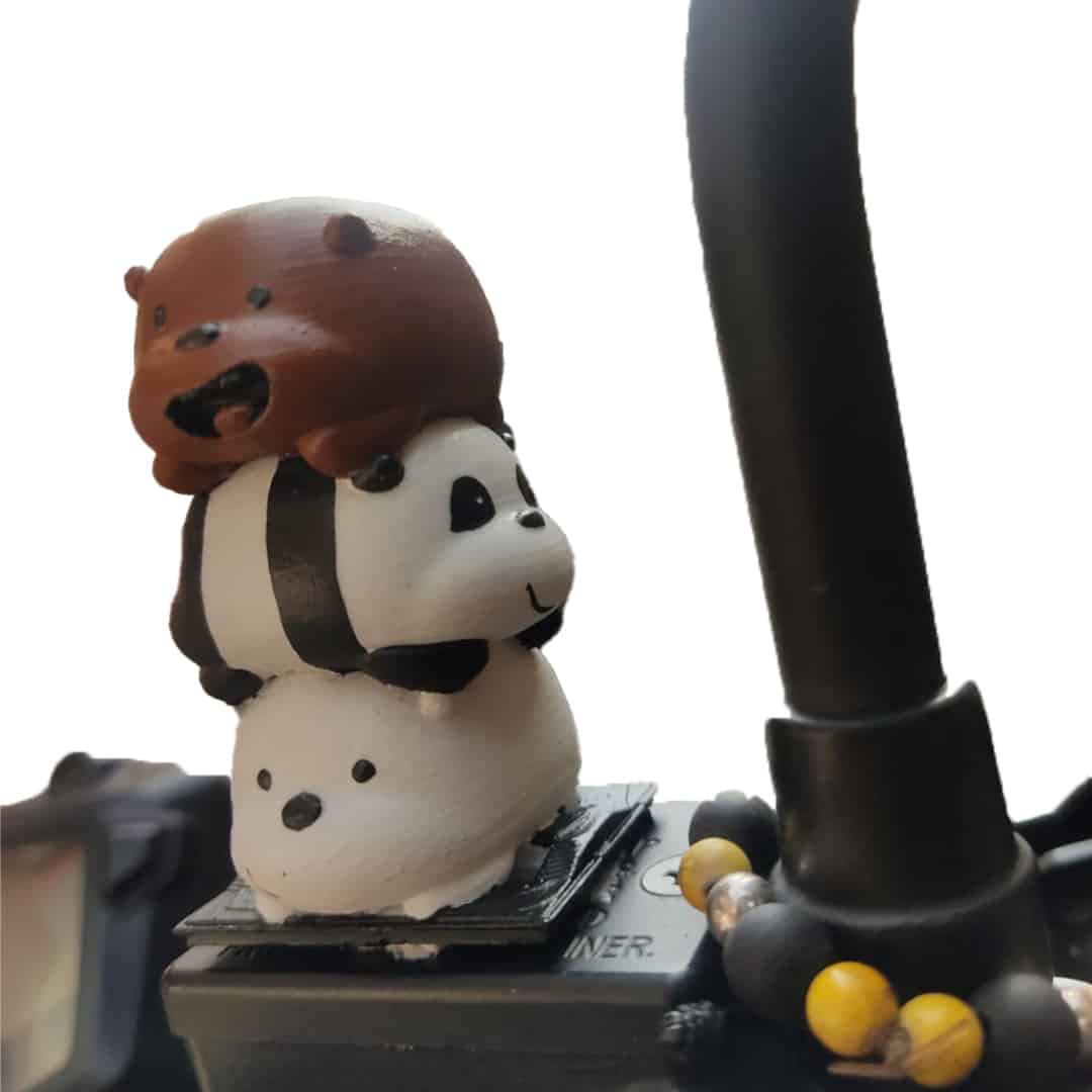 EscandolOSOS - Figura Miniatura - Accesorio para moto/bici