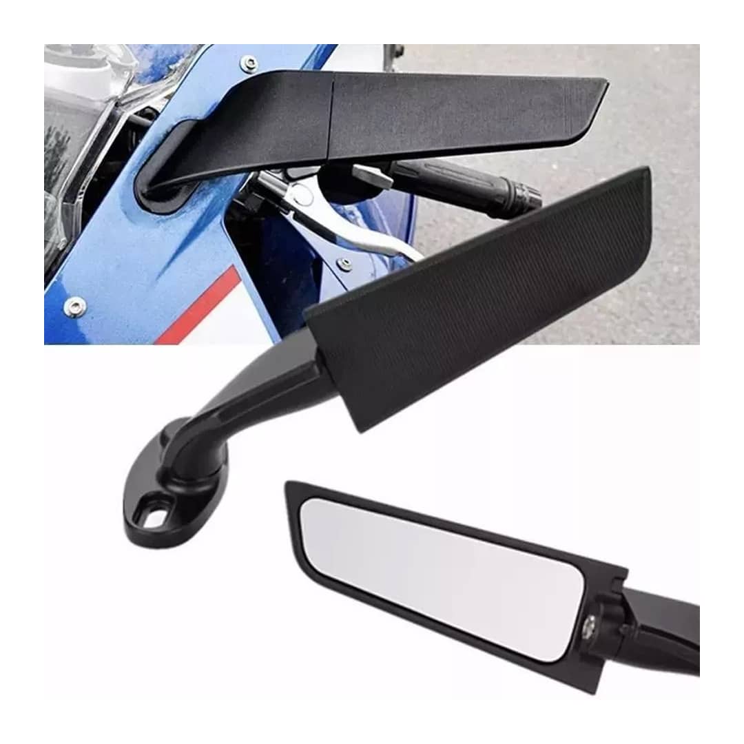 Espejos Alerón Universal Para Moto Carenada