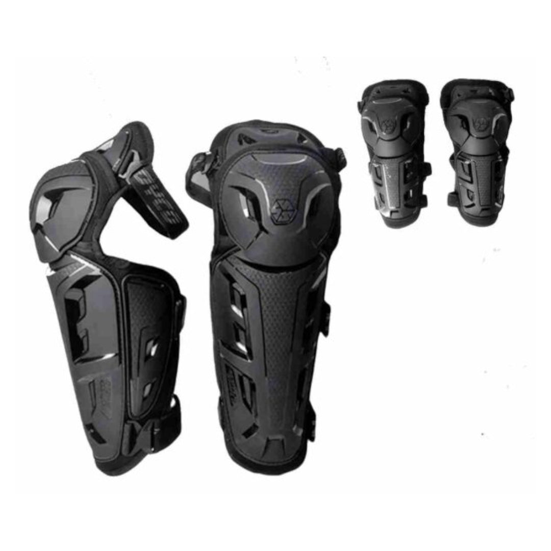 Kit de Protección Rodilleras Coderas Scoyco K26h26 Certificadas Motociclista