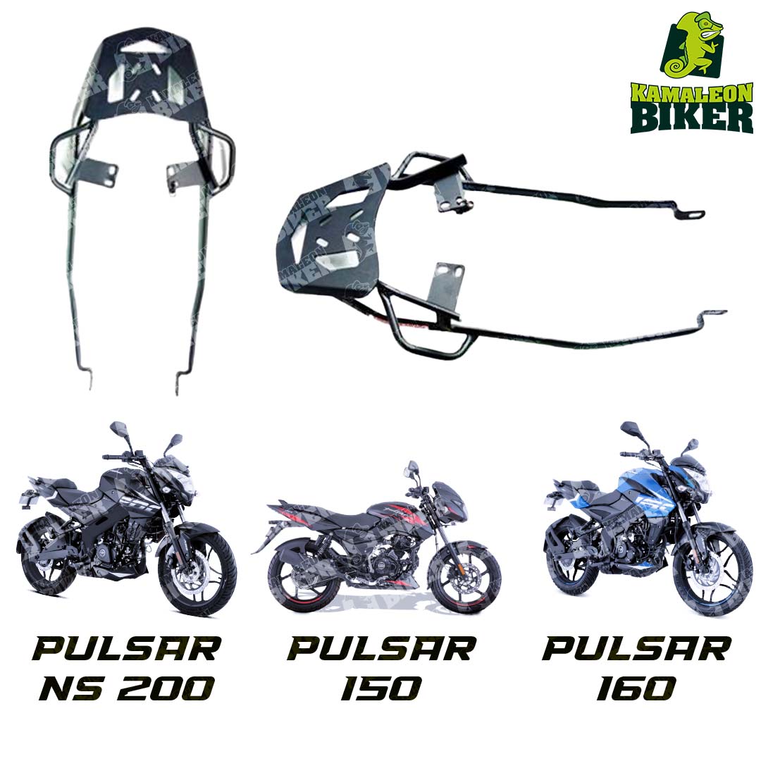 PULSAR NS 200 / PULSAR NS 150 / PULSAR NS 160 - Parrilla para moto - Larga (Sin porta alforjas)