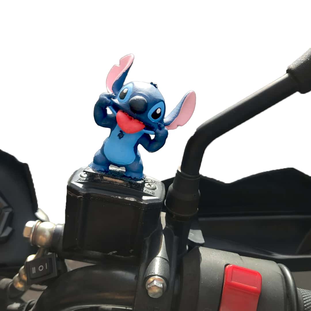 Stitch - Figura Miniatura - Accesorio para moto/bici