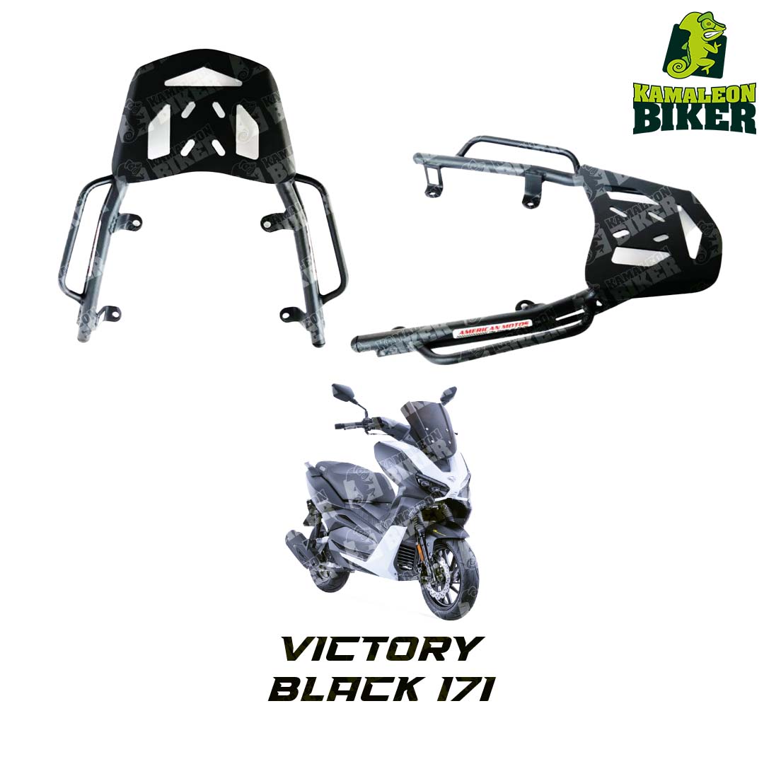 Victory Black 171 - Parrilla para moto