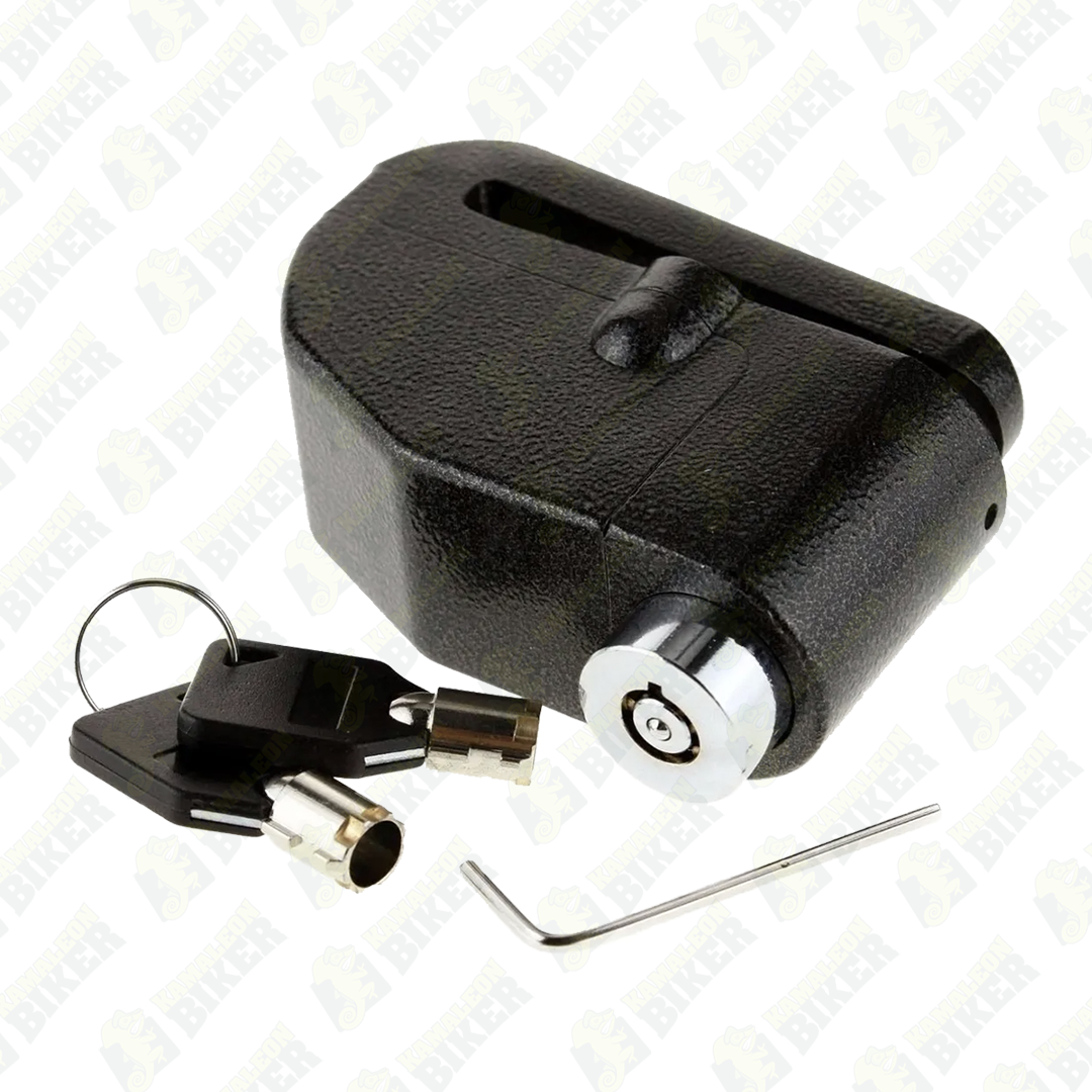 Candado freno de disco con alarma antirrobo moto - Grande
