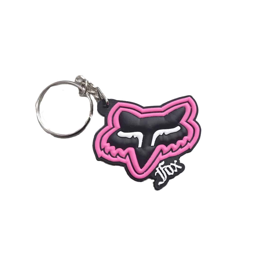 Llavero sencillo Logotipo Fox - Fucsia