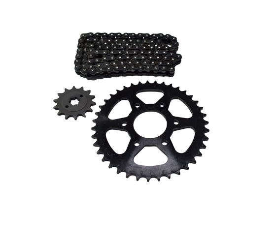 KIT DE ARRASTE -PULSAR NS 200 SPEED 6 HUECOS (PT45C-PD16C-428-H-132-C) DORADA CASSARELLA