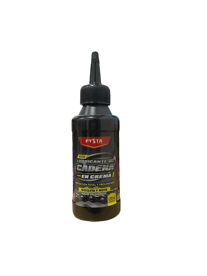 Lubricante De Cadena En Crema - Pysta 120ml (ideal bajo cilindraje y bicicletas)
