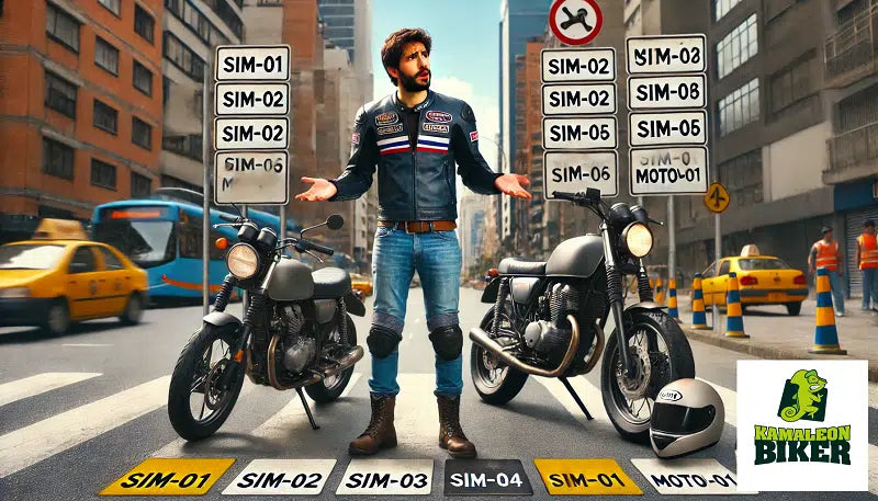 Nuevas señales de tránsito para motociclistas y motos 2025 ¿Motovía en Colombia? ¡Infórmate con Kamaleonbiker!