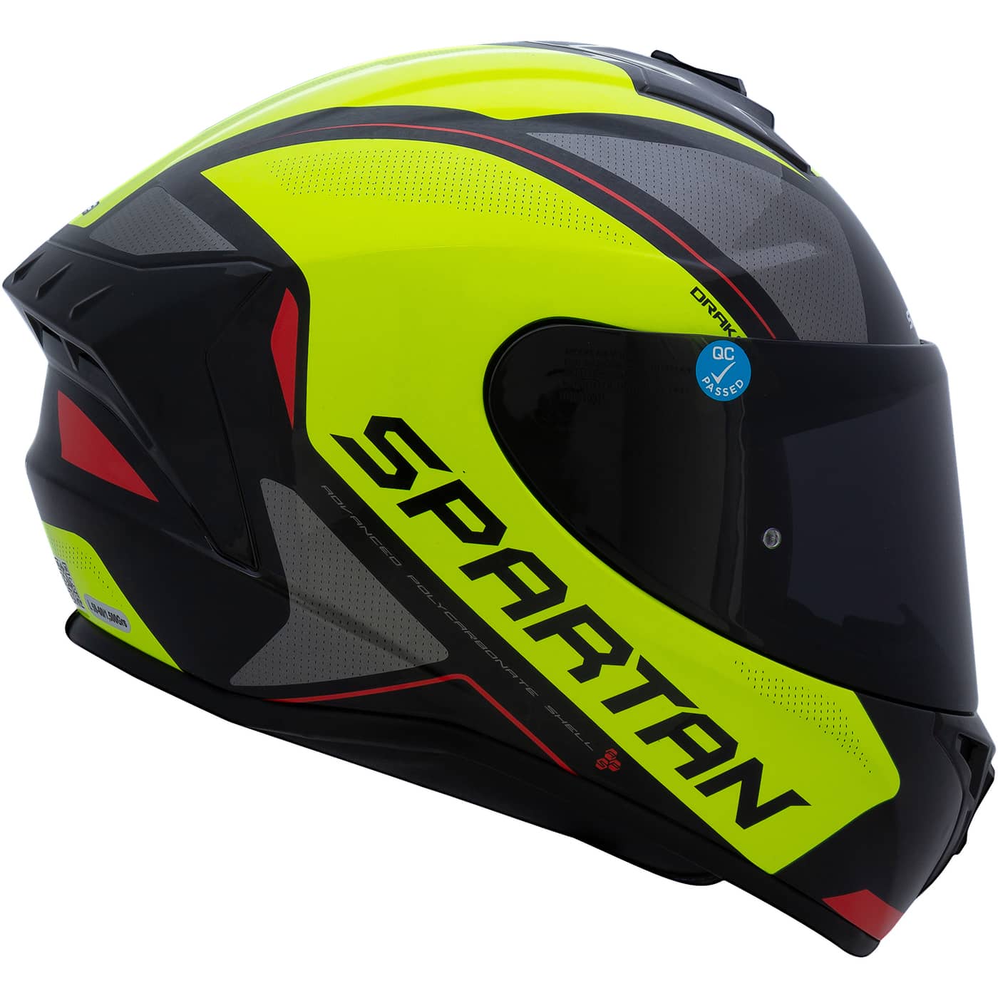 Casco Spartan Draken Gear Verde Brillante
