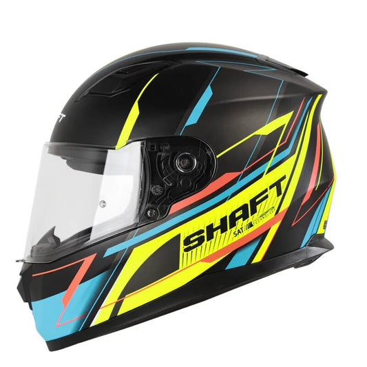 Casco Shaft integral 520 Contemp Negro - Amarillo Neón Mate