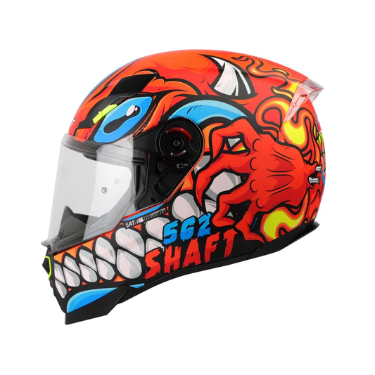 Casco Shaft integral 562 Viruhz letal - Naranja