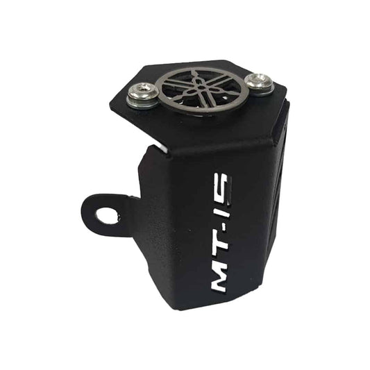Protector Bomba Freno Trasero - YAMAHA MT15 - Negro y Cromo