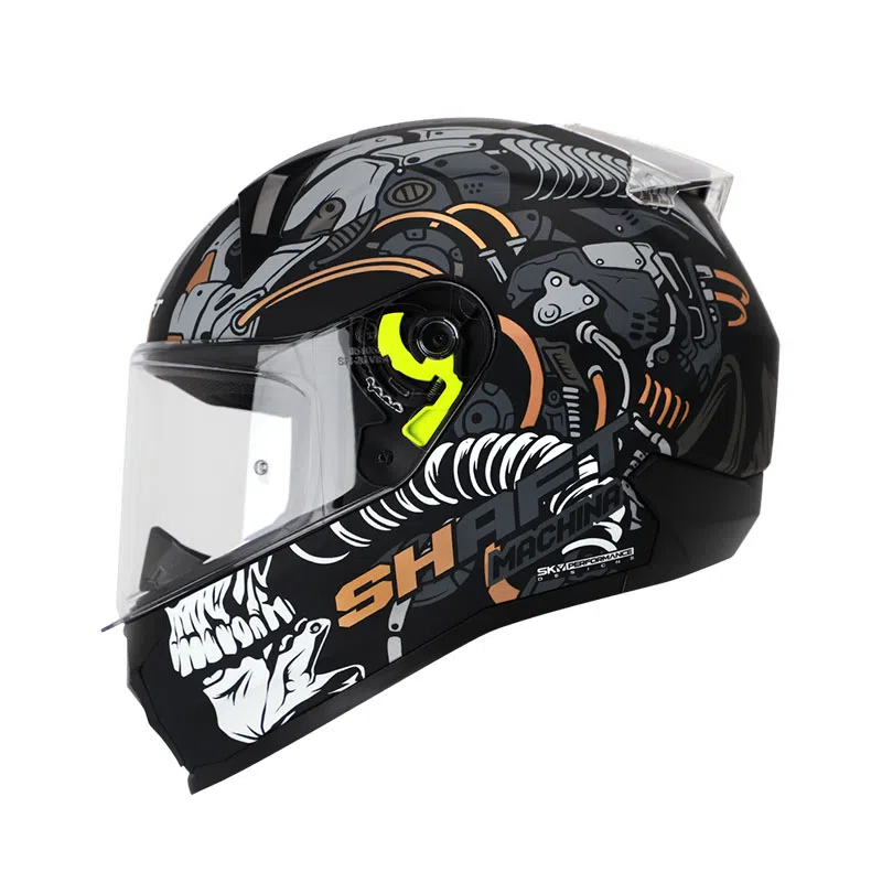 Casco Shaft integral 560 Machina - Negro Dorado