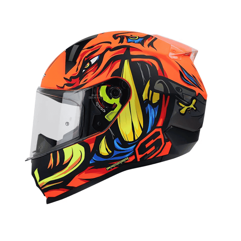 Casco Shaft integral 560 Porky - Naranja