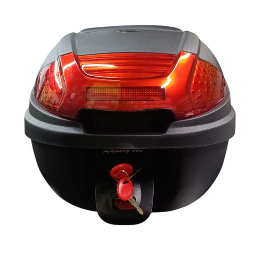 Maletero Kontrol 30 litros - Negro Rojo