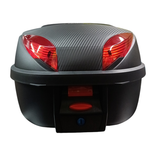 Maletero Kontrol 35 litros - Negro Rojo