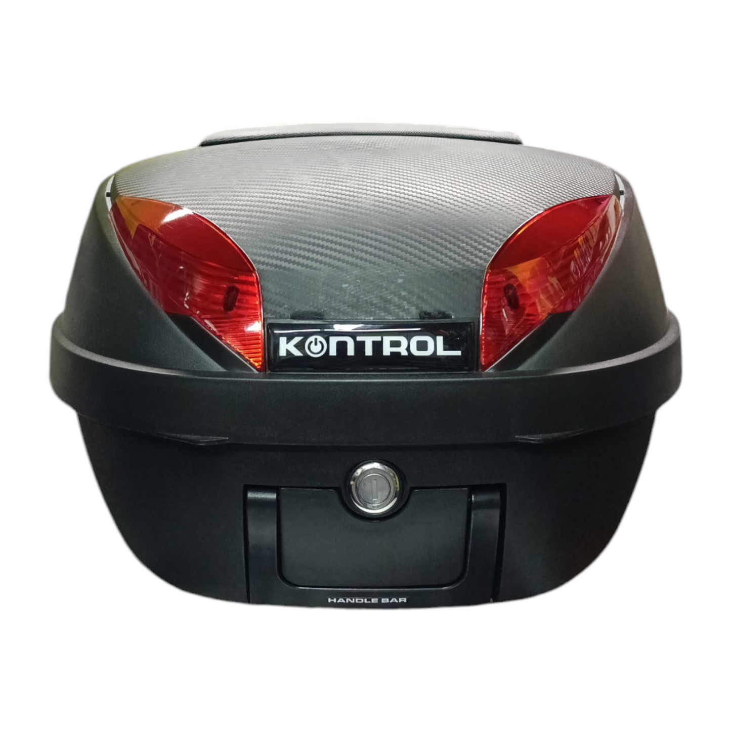 Maletero Kontrol 42 litros - Negro Rojo