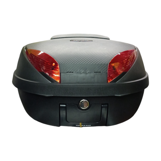 Maletero Kontrol 52 litros - Negro Rojo