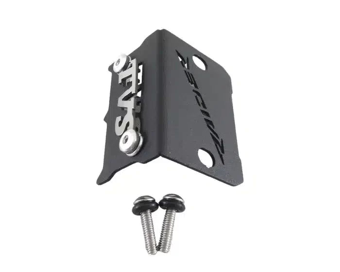 Protector Bomba Freno Delantero RAIDER - Negro y Cromo