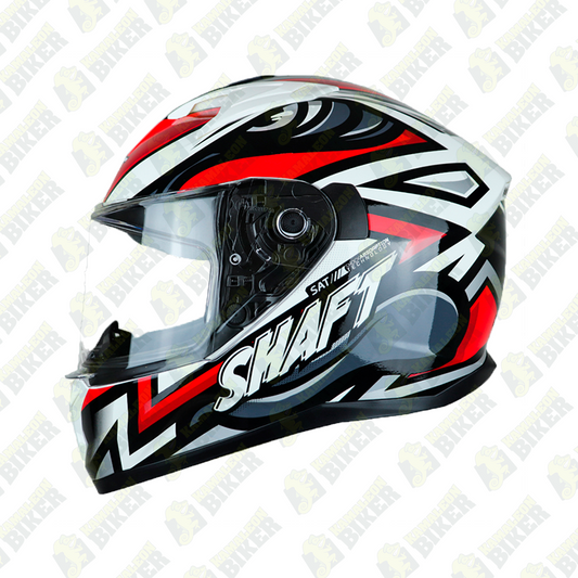Casco Shaft integral 522 Atom Blanco Rojo