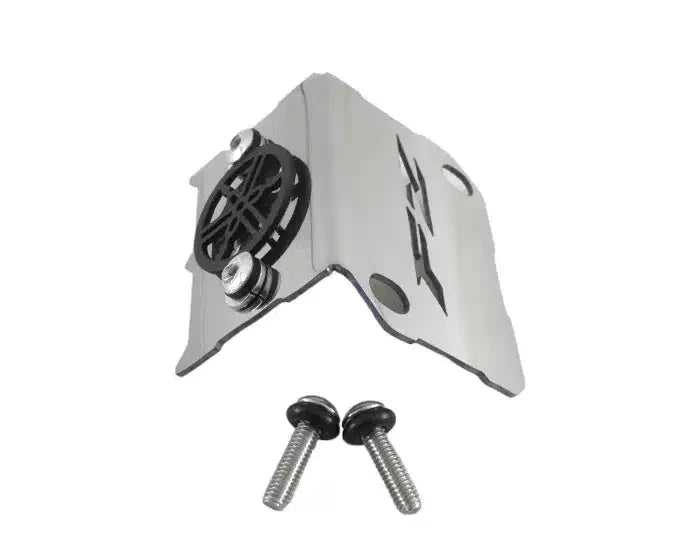 Protector Bomba Freno Delantero YAMAHA FZ - Cromo y Negro [DIAGONAL]