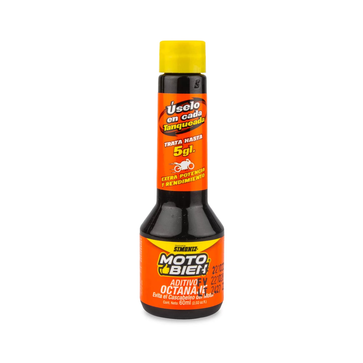 Aditivo Para Gasolina 5 en 1 (octanaje) 60ml SIMONIZ MOTOBIEN