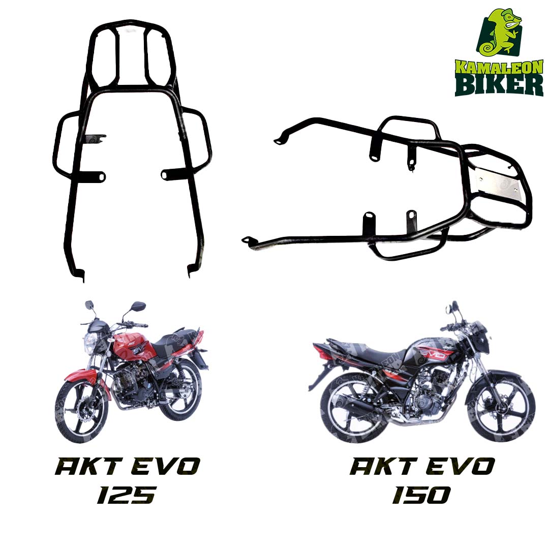 AKT EVO 125 / AKT EVO 150 - Parrilla para moto - Larga de lujo