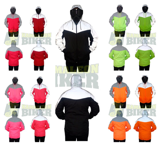 Chaqueta reflectiva combinada