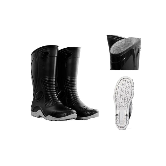 Botas de caucho para motociclista - suela gris - ref. Dakar
