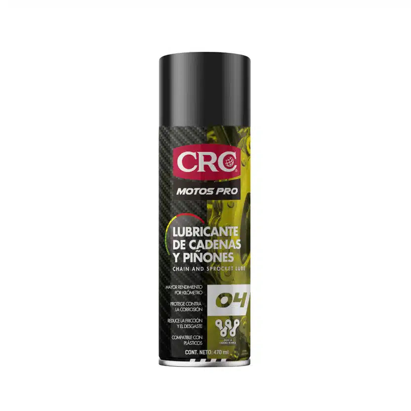 Lubricante de Cadenas y Piñones CRC Para Motos PRO