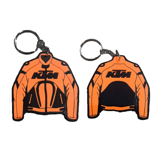 Llavero tipo Chaqueta KTM - Negra Naranja