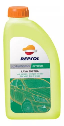 SHAMPOO REPSOL LAVA ENCERA PARA MOTO/AUTO 1 LITRO - SPA Y MANTENIENTO