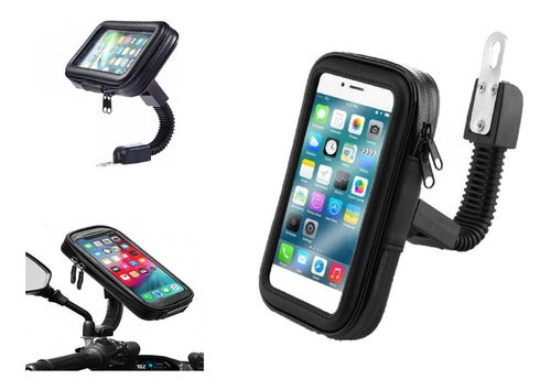 Soporte para celular impermeable de espejo - Moto