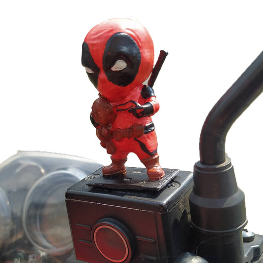 Deadpool Osito - Figura Miniatura - Accesorio para moto/bici