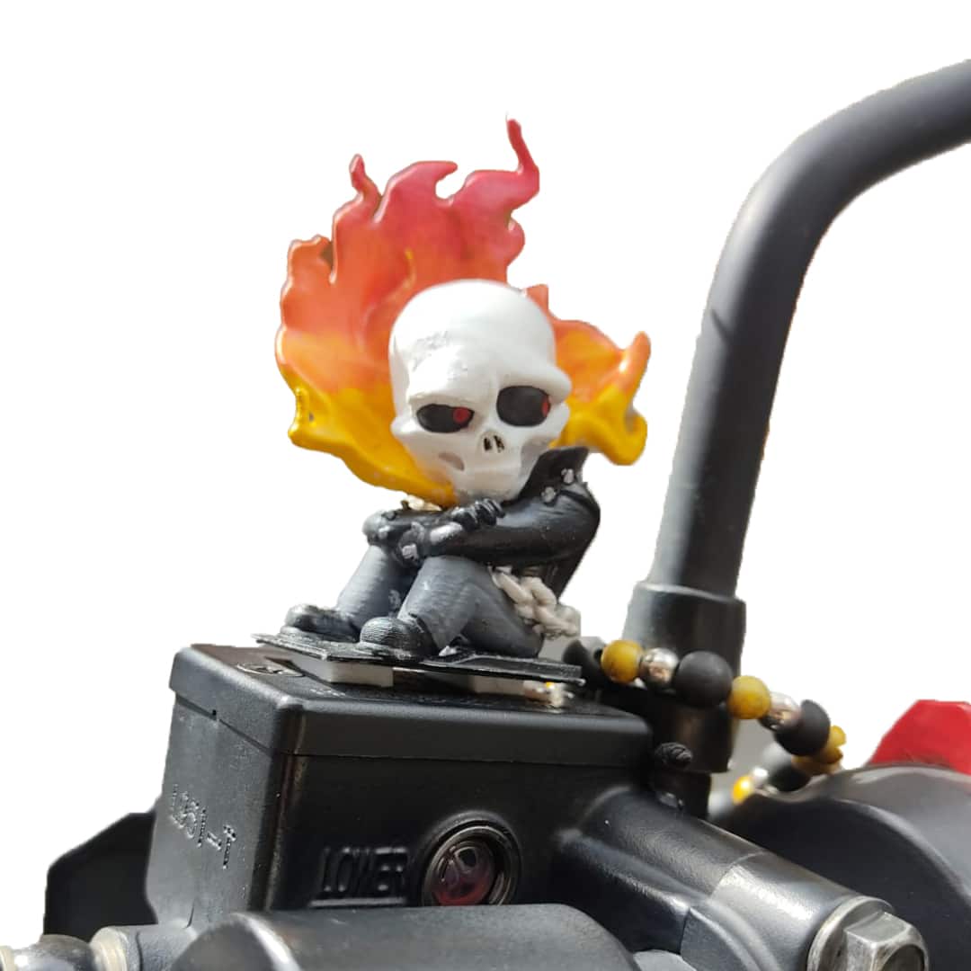 Ghost Rider - Figura Miniatura - Accesorio para moto/bici