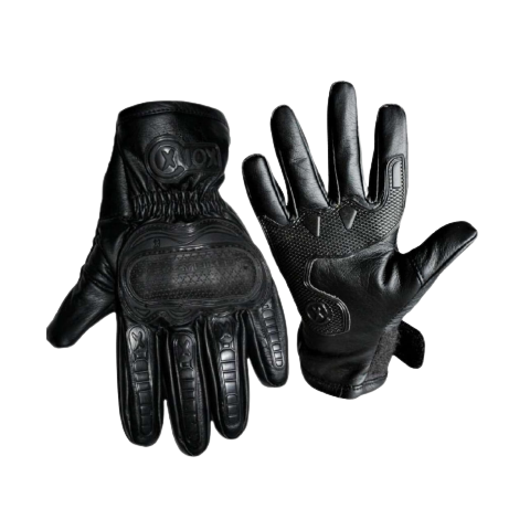 Guantes Cuero Sintetico Negro XIOX