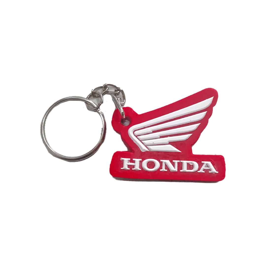 Llavero sencillo Logotipo Honda - Rojo Blanco