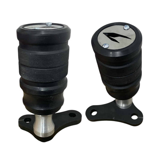 Defensa Tipo Slider de Motor para DOMINAR (x2 unidades) - Cromo