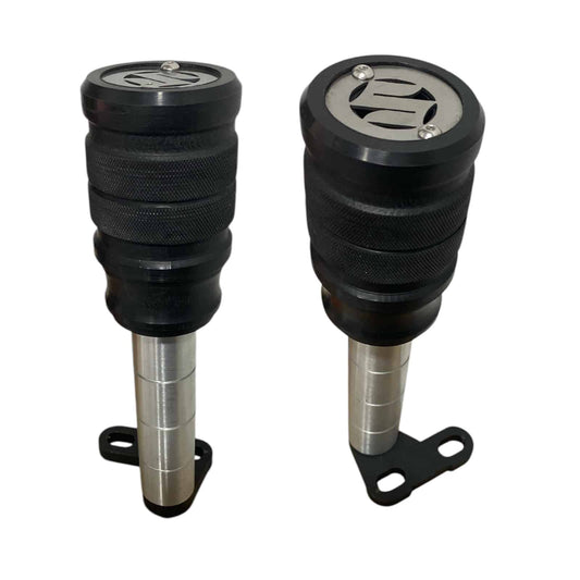 Defensa Tipo Slider de Motor para Gixxer 150 Naked (x2 unidades) - Cromo
