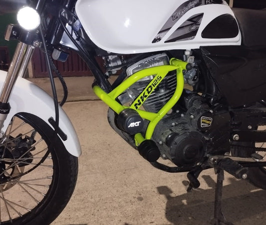 Defensa Tipo Stunt - AKT NKD - Color Amarillo Neón