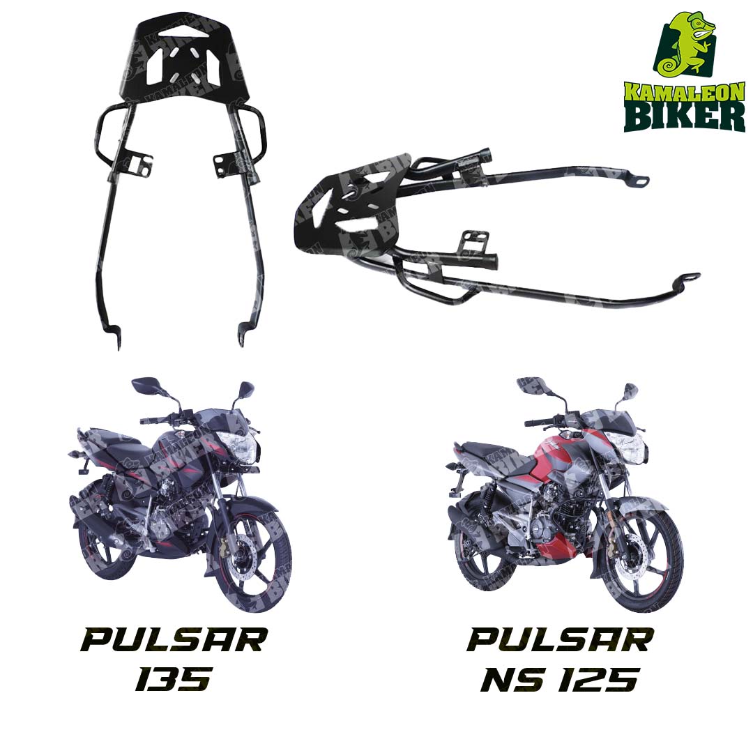 PULSAR 135 / PULSAR NS 125 - Parrilla para moto - De lujo - bandeja de lamina