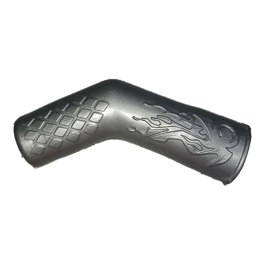 Protector de calzado - palanca de cambios de motocicleta  - Funda Cilindrica - Color Plateado